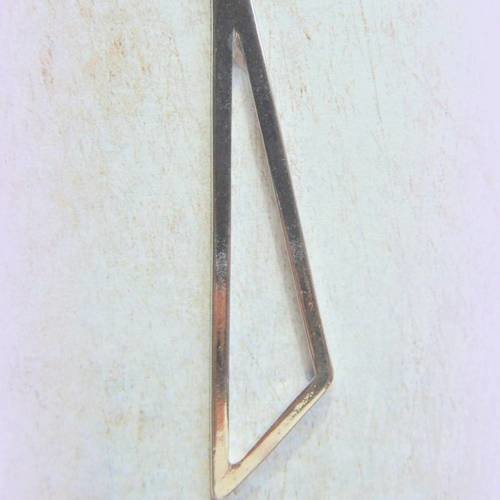 Pendentif triange metal argente (r405) 
