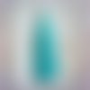 Grand pompon  turquoise 9 cm (r593) 