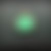 Breloque petit  nuage email vert - metal or 13 mm x 12 mm (r063) 