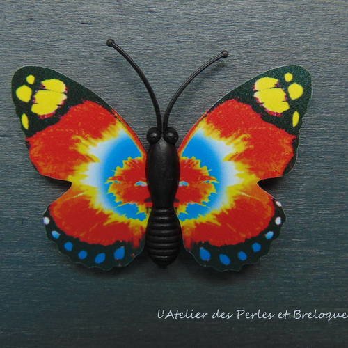 Papillon aimant en 3 d - magnet - 7 cm x 4,5 cm 