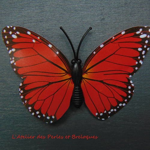 Papillon aimant en 3 d - magnet - 7,2 cm x 4,5 cm 