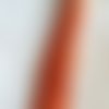 Grand pompon marron rouille suedine (velvet) metal or (r072) 