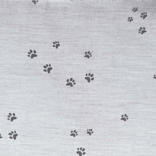 Coton viyella footprint grey katia
