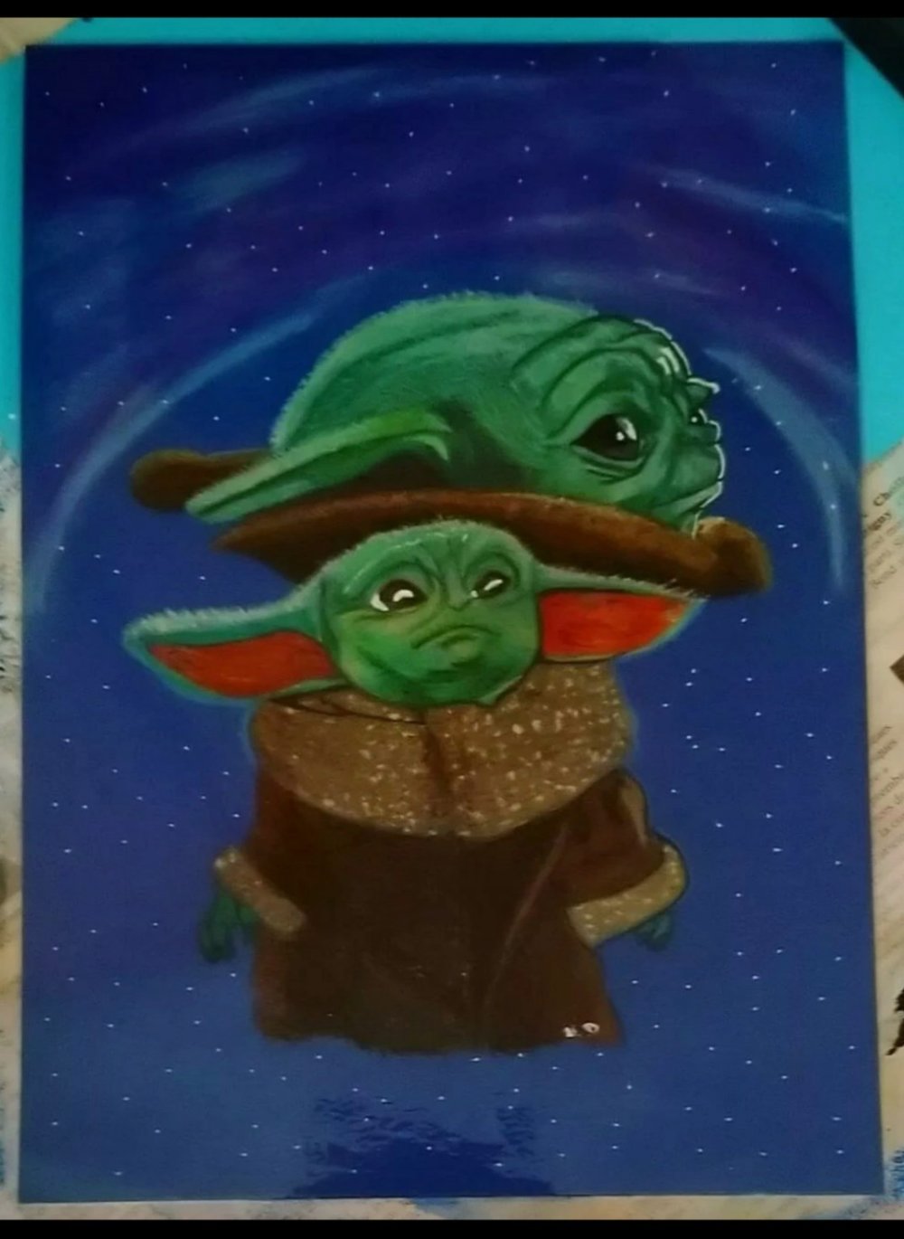 Illustration Bebe Yoda Un Grand Marche