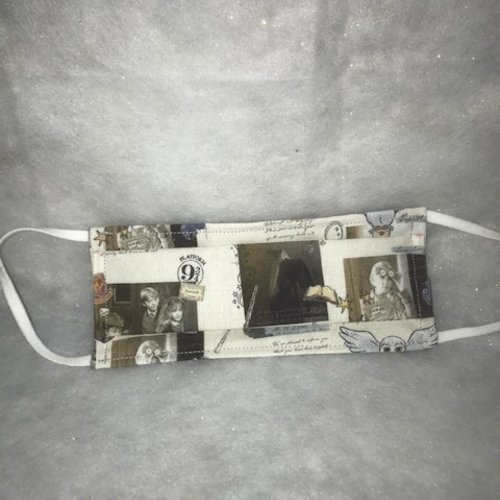 Masque en tissu coton harry potter