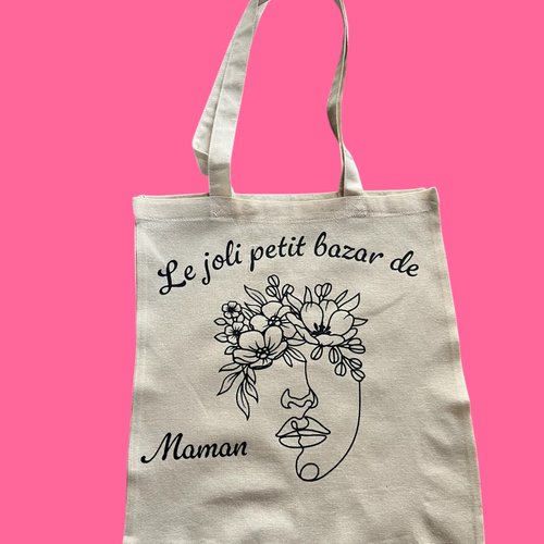 Tote bag « le joli petit bazar de maman »