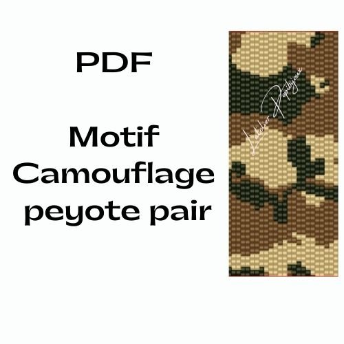 Grille de tissage peyote double pair camouflage. pdf