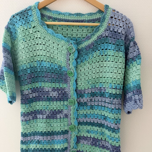 Gilet "océan turquoise"