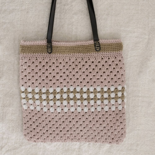 Sac cabas tote bag "bonbon sucré"