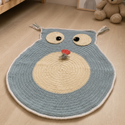 Tapis "hibou"