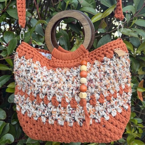 Sac crochet "éclat d'automne"