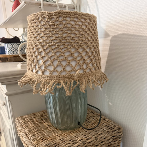 Lampe à poser "cocon bohème"
