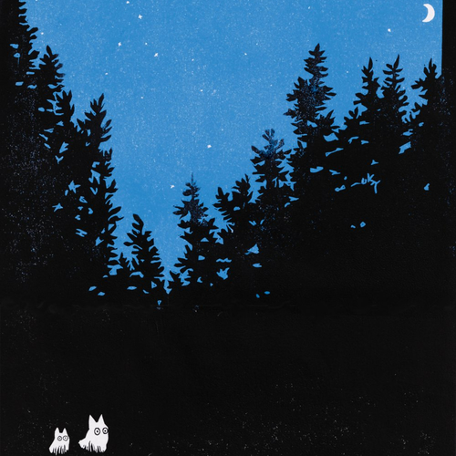 Un totoro dans mon jardin, cahier 64pages unies, couverture illustrée.