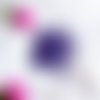 Anneaux de jonctions violet ouvert 5mm - x50