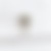 Breloque clefs hiboux argent 21 x 11mm