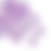 Perle mauve irisé craquellée 8mm - x10