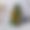 Pendentif irisé aurores boréales vert 35 x 16mm | 8683