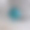 Breloque losange bleu-vert 26 x 26mm | 8687