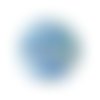 Cabochon peinture japonais pavots bleus 20mm | 8712