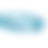 Perles en verre bleu ab à facettes 6mm – x5 | 8939