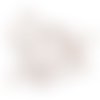 Anneaux de jonctions or rose ouvert 5 mm - x50