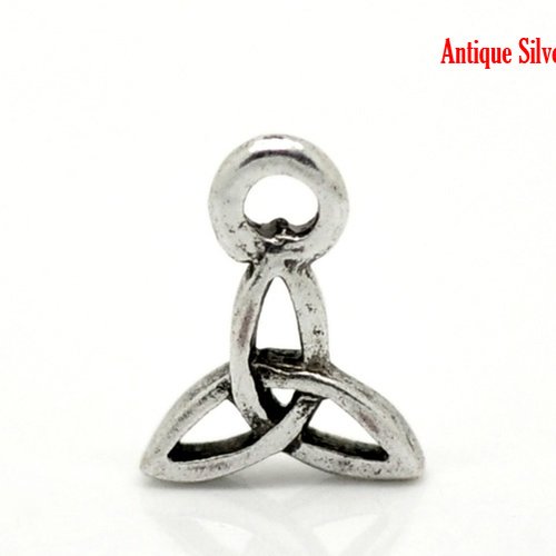 Pendentifs noeud celtique 10 x 8mm - x5
