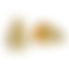 Embouts doré pour cordon 5 mm – x2 | 9153