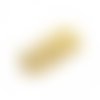 Fermoir magnétique doré balle strass clair 16 x 10mm | 9338