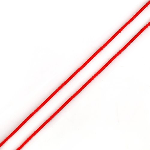 Cordon/fil rouge élastique 0.8 mm – au mètre | 9753