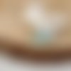 Breloque ampoule poisson bocal doré 28 x 17 mm