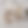 Breloque chat creux doré 26 x 12 mm