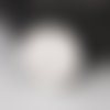 Breloque sequin rond argent amas stellaire 12 mm