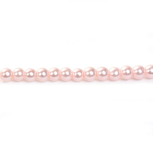 Perles rose imitation perles 4mm - x50 | 14885