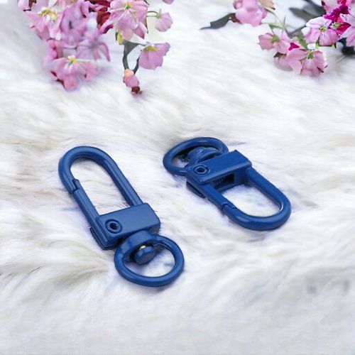 Porte-clés bleu royal arc 34mm