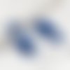 Porte-clés bleu royal arc 34mm