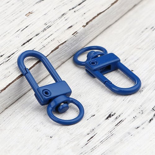 Porte-clés bleu royal arc 34mm