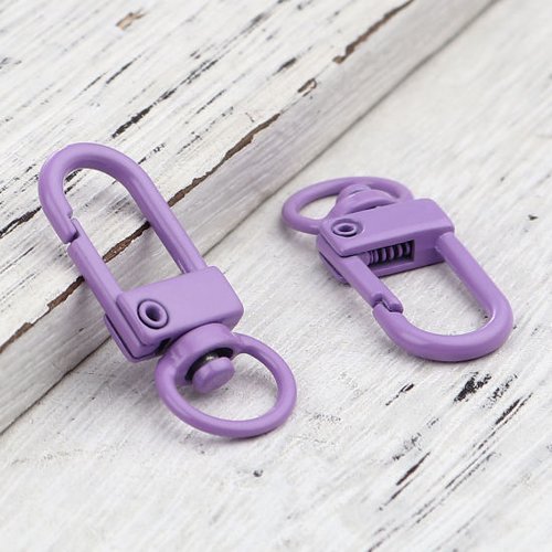 Porte-clés violet arc 34mm