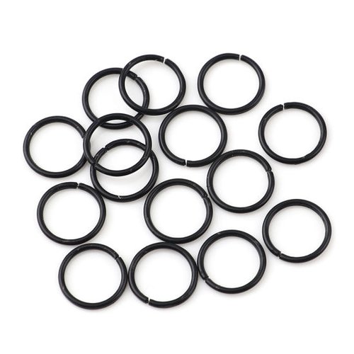 Anneaux de jonction noir 5mm - x50