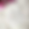 Breloque estampe fleur hibiscus argent mat 21 x 19mm - x2