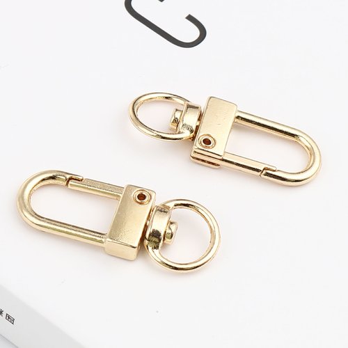 Porte-clés or clair arc 33mm