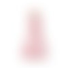 Breloque pompon doré rose clair 22 – 21mm long | 11736