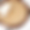 Breloque fine ronde doré 18k 28 x 25 mm