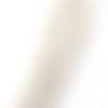 Perles imitation rond blanc 6mm - x5 | 15194