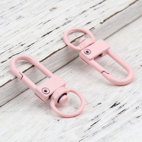 Porte-clés rose clair arc 34mm