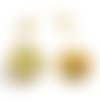Supports broche pin's doré mat 4.5 mm - x5