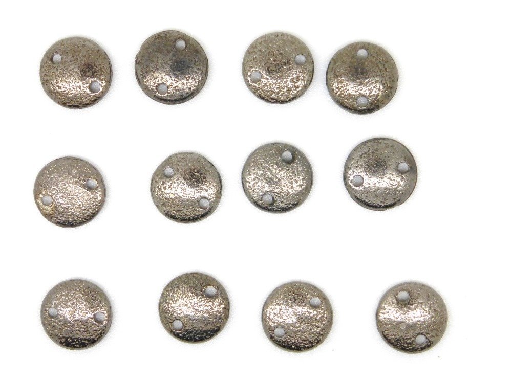 8 mm Or Brillant Paillettes Metal Metallique Stardust perles rondes fabrication de bijoux 