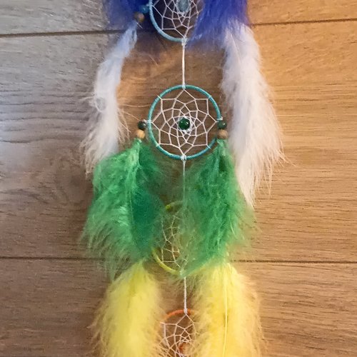 Suspension "harmonisation et énergie" - attrape-rêves 7 chakras