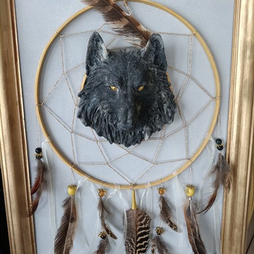 Cadre loup mystique