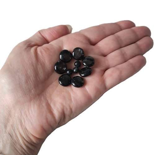 Lot de perles hypersthène