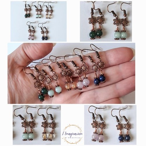 Boucles d'oreilles floella